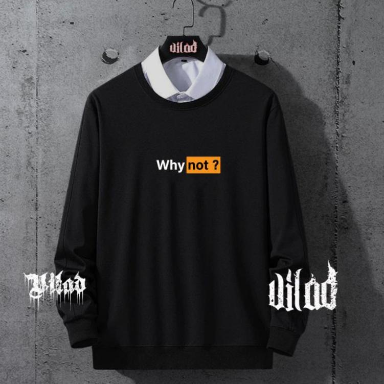 Promo AMFYQ VILAD crewneck gambar . cn pria murah . cn pria distro . sweater tulisan jepang . crewne