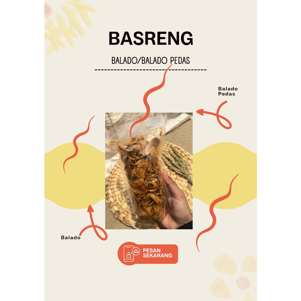 

Basreng Balado/Balado Pedas100gram | Bakso Goreng