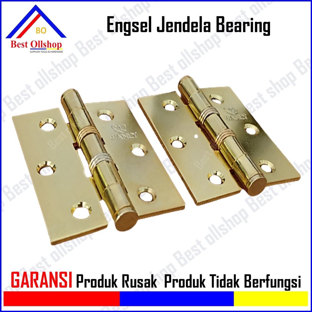 Engsel pintu bearing 3 inch GP / Engsel jendela / Engsel pintu rumah 3 baut CP