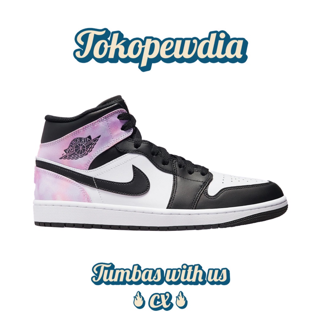 Nike Air Jordan 1 Mid SE Tie Dye GS