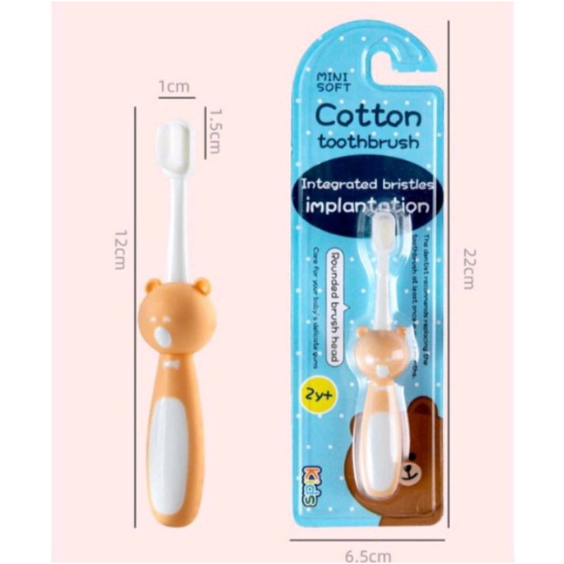 Sikat Gigi Cotton Toothbrush Mini soft&royi Sikat Gigi Anak