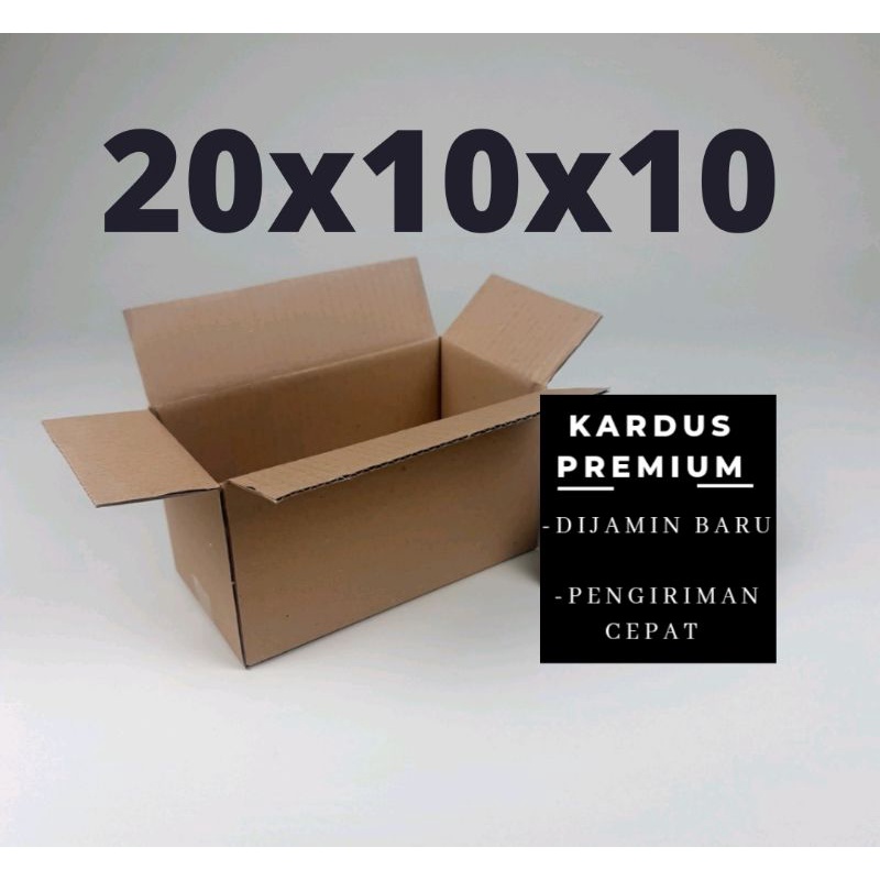 

Kardus Karton Baru 20x10x10 Kotak kemasan Packing Premium