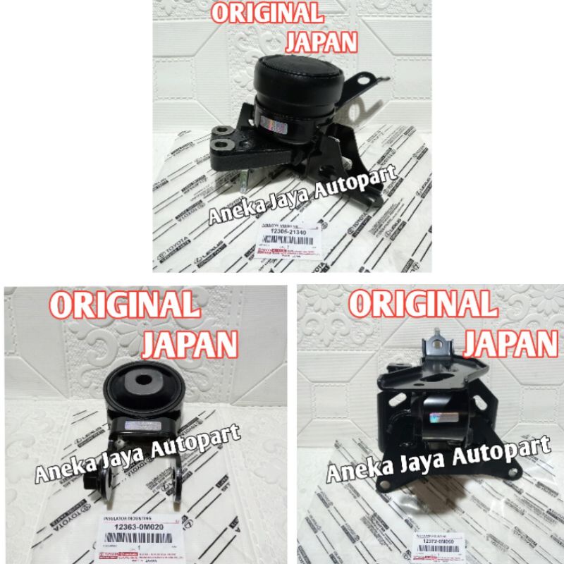 engine Mounting set Toyota Yaris New Vios gen2 gen 2 Matic Original