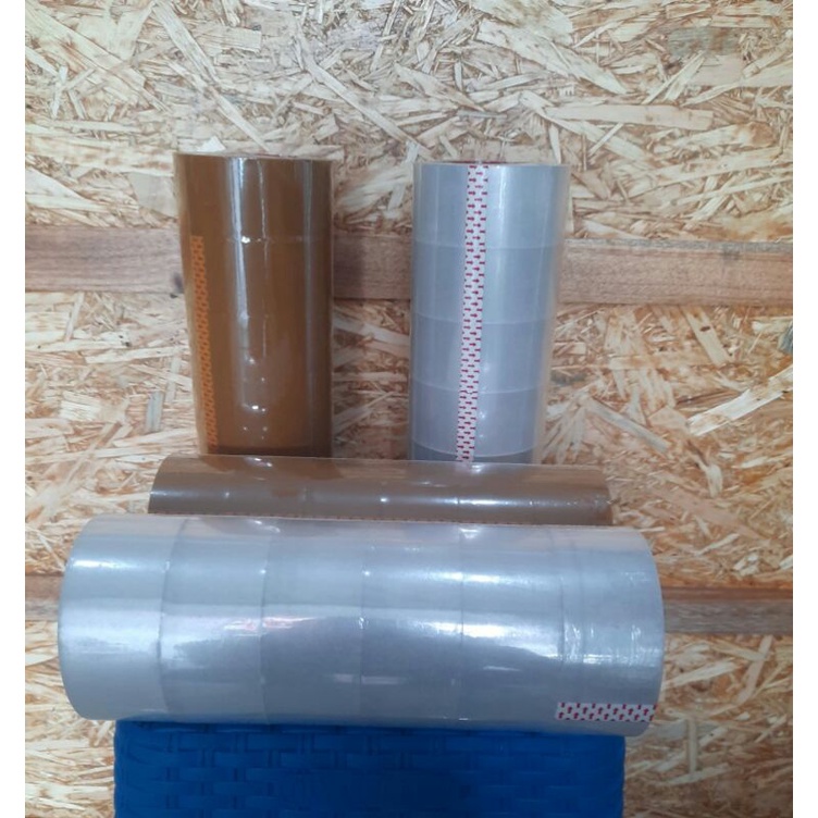 

Lakban Bening dan coklat 48mm x 90 Yard