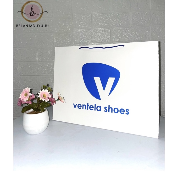 Paper Bag Ventela Shoes Pembungkus Kado Box Sepatu ( READY STOCK JKT )