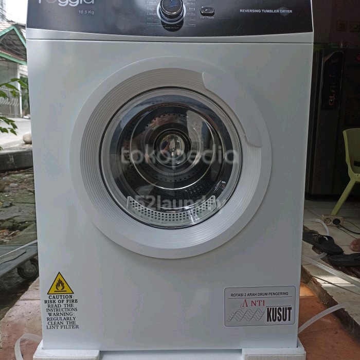 Pengering Baju Dryer Mesin Pengering Foggia 10.5Kg Konversi Gas Laundry