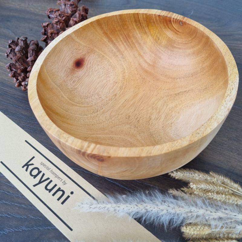 Jual Mangkok Kayu 15cm Mangkuk Kayu Shopee Indonesia 5636