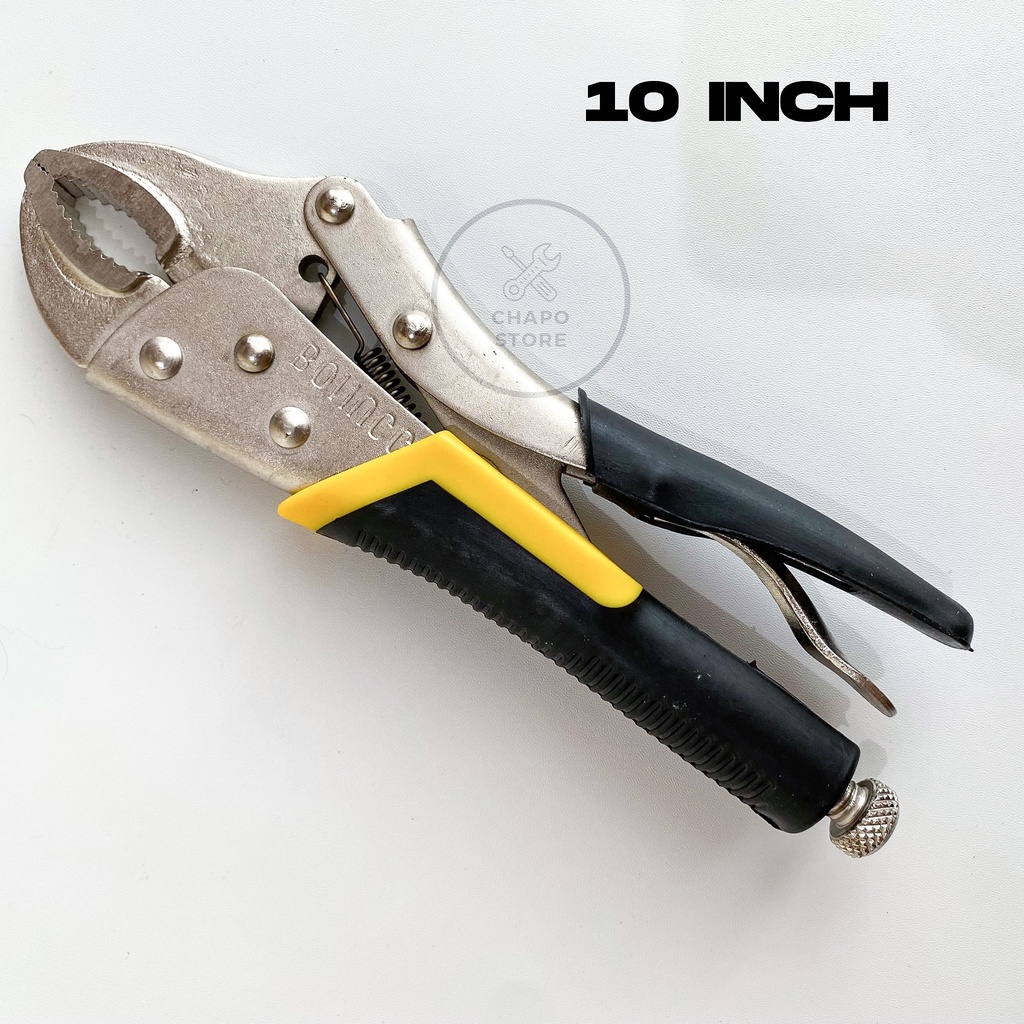 Bonucci tang buaya 10&quot; inch locking grip pliers tang jepit