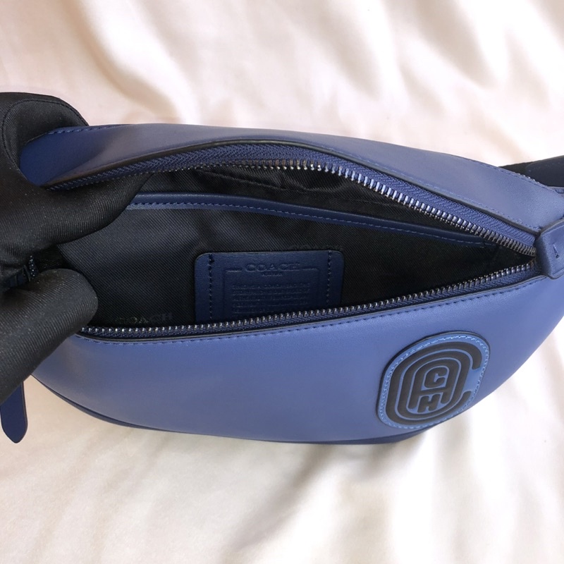 WAISTBAG MEN COACH RIVINGTON BLUE C