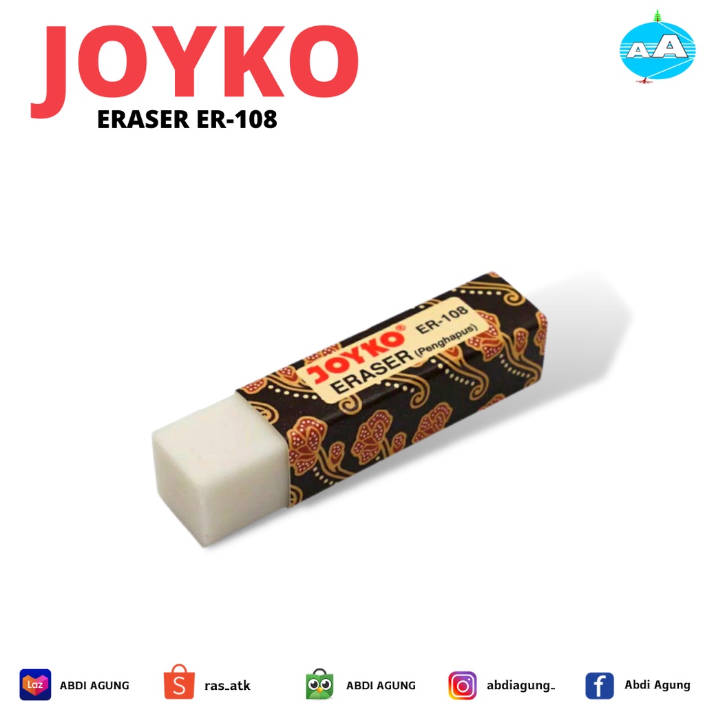 

Stip/Penghapus Joyko 3pcs