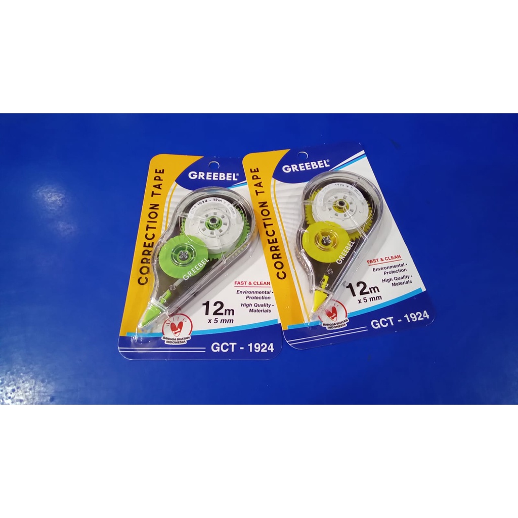 

Corection Tape Greebel GCT-1924 / Tip Ex Kertas