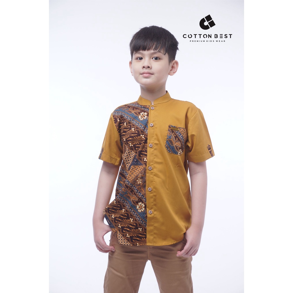 KEMKO BATIK ANAK TANGAN PENDEK - MOTIF 1 - KEMKO BATIK ANAK TANGGUNG - KEMEJA BATIK KEMEJA KOKO TERB