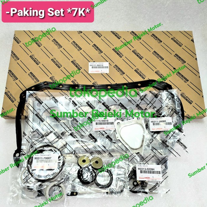 paking/packing set toyota kijang 7k gasket full set toyota kijang 7k