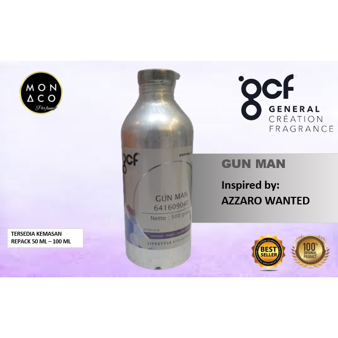 BIBIT PARFUM AZZZAR0 WANTED BY GCF - ASLI 100%