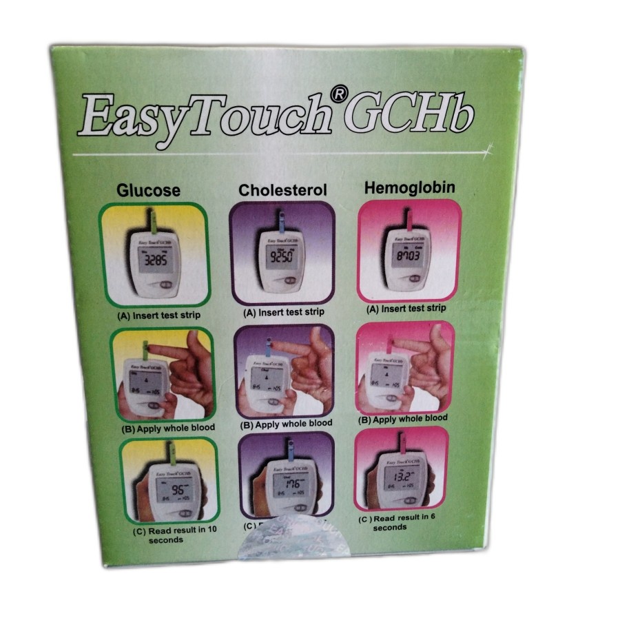 Easy Touch GCU dan GCHB 3 in 1 Alat test gula darah kolesterol asam urat Easy Touch 3 in 1