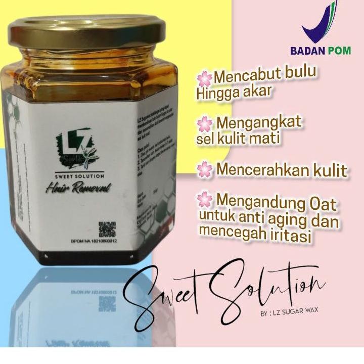 Best BPOM LZ SUGARWAX/Perontok Bulu / SUGAR WAX / NATURALE / SWEET SOLUTION ナ