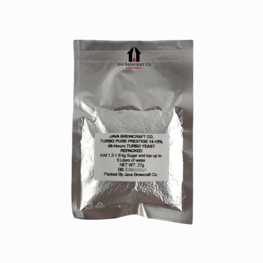 

Prestige turbo yeast 48H - 14 -18 % in 5 days (27 g) REPACKED