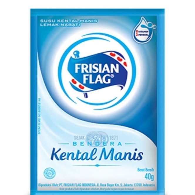 

FRISIAN FLAG Kental Manis Putih 6 x 40 g