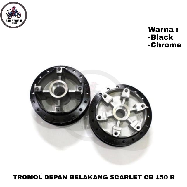 Tromol Trombol Hub Scarlet Depan Belakang CB 150 R