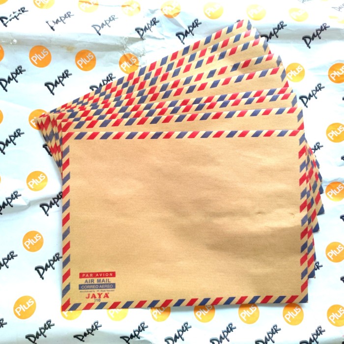 

Cuci Gudang Amplop Coklat 310 Airmail Tali Jaya (10Lbr) (Ecer) Diskon