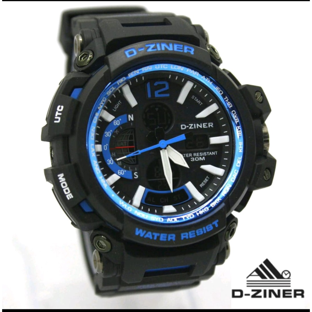 JAM TANGAN PRIA DZINER 8228 D-ZINER 8228 ORIGINAL ANTI AIR