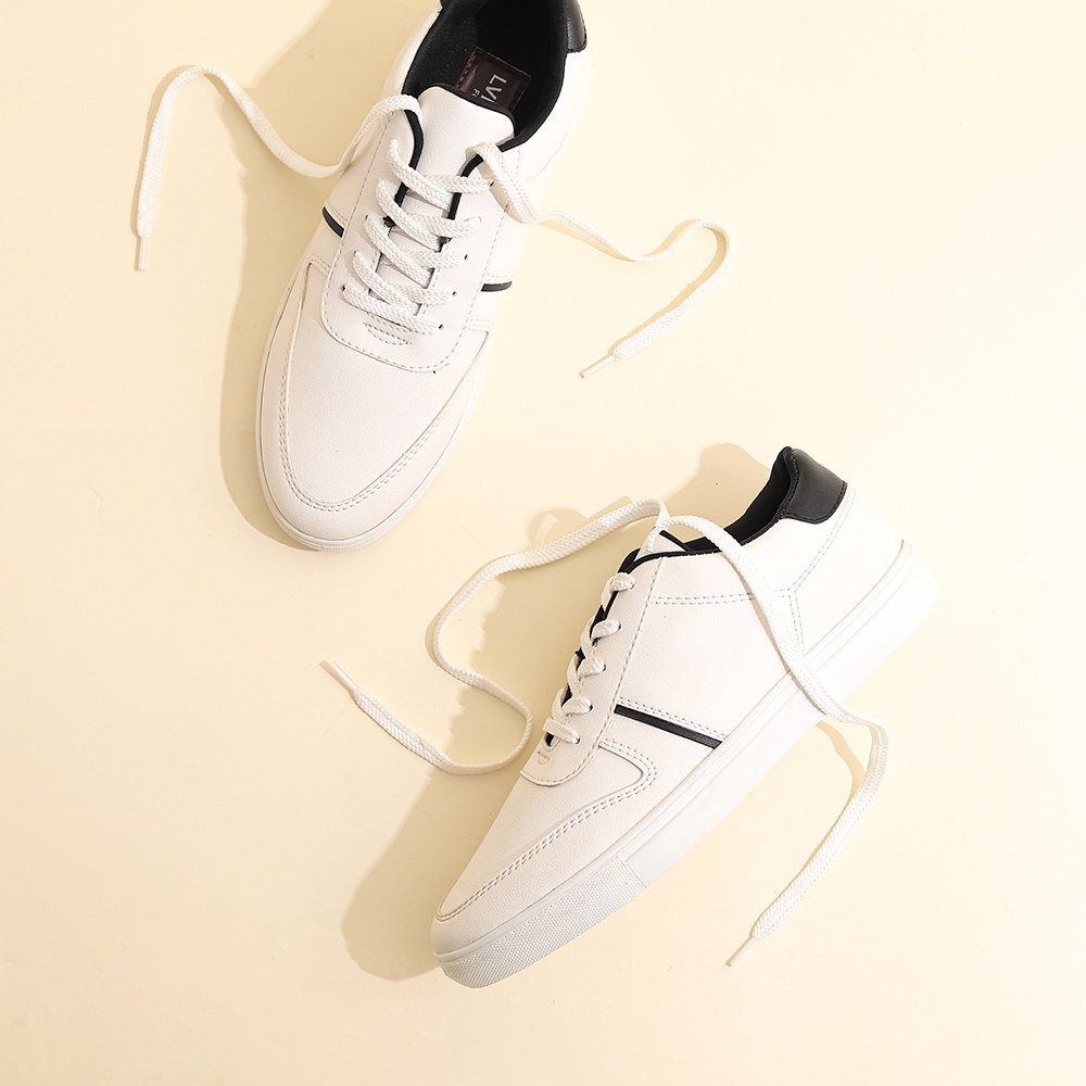 KIMMICH WHITE |MNM x Lvnatica| Sepatu Sneakers Pria Casual Sepatu Kets ORIGINAL