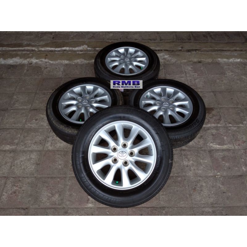 Velg Original Copotan Mobil Inova ring 15 + Ban Bonusa 205 65 R15
