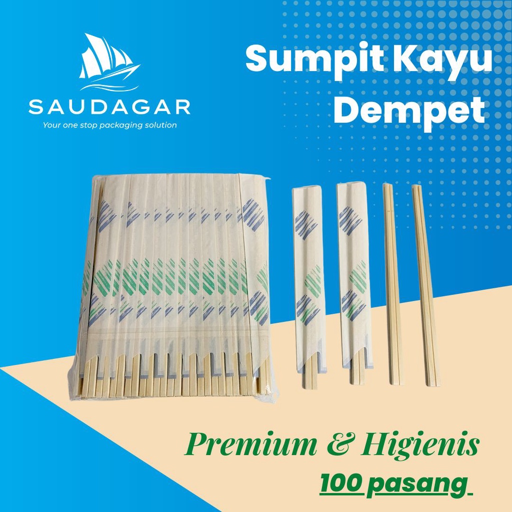 Sumpit Kayu Dempet Premium dan Higienis