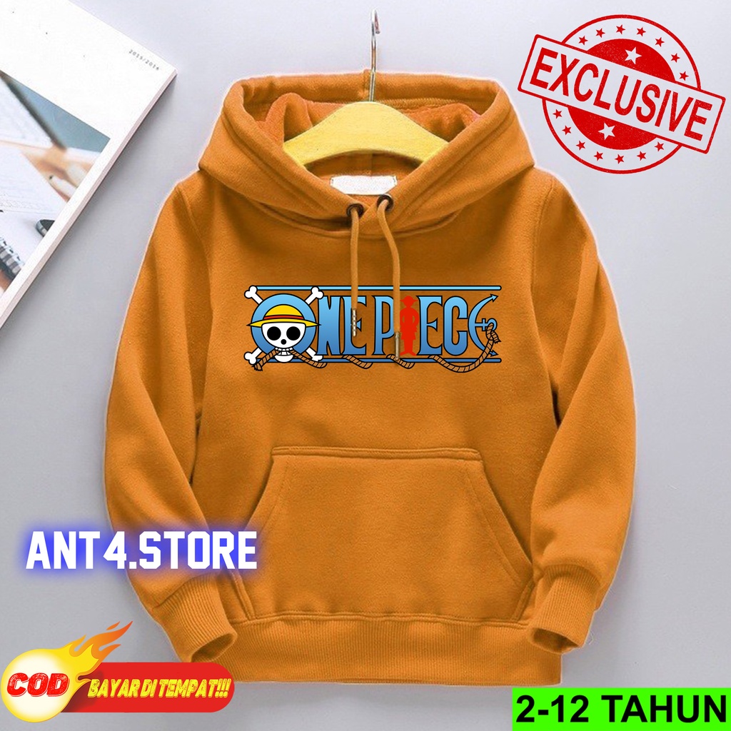 Hoodie Anak Laki Laki Perempuan / Hodie ANIME JEPANG  Anak Usia 2 3 4 5 6 7 8 9 10 11 12 Tahun / Jaket ONE PIECE Anak Cewek Cowok / Switer Distro Bisa Cod / Suiter Anak Terbaru / Sweeter Anak / Switer Anak