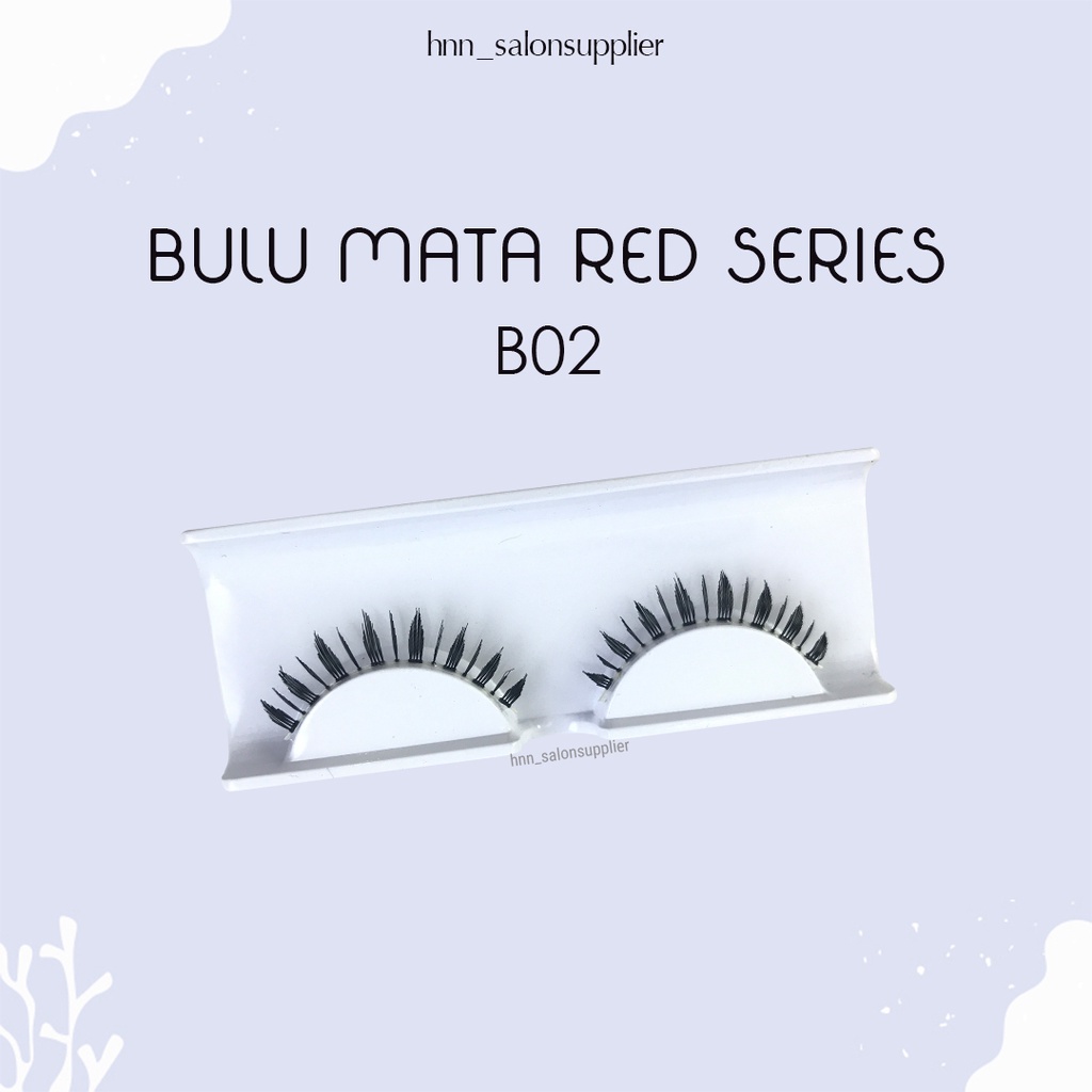 B02 Bulu Mata Palsu Bawah Handmade Fake Eyelash Eye Lashes Lash Artifivial Belle Eyelashes