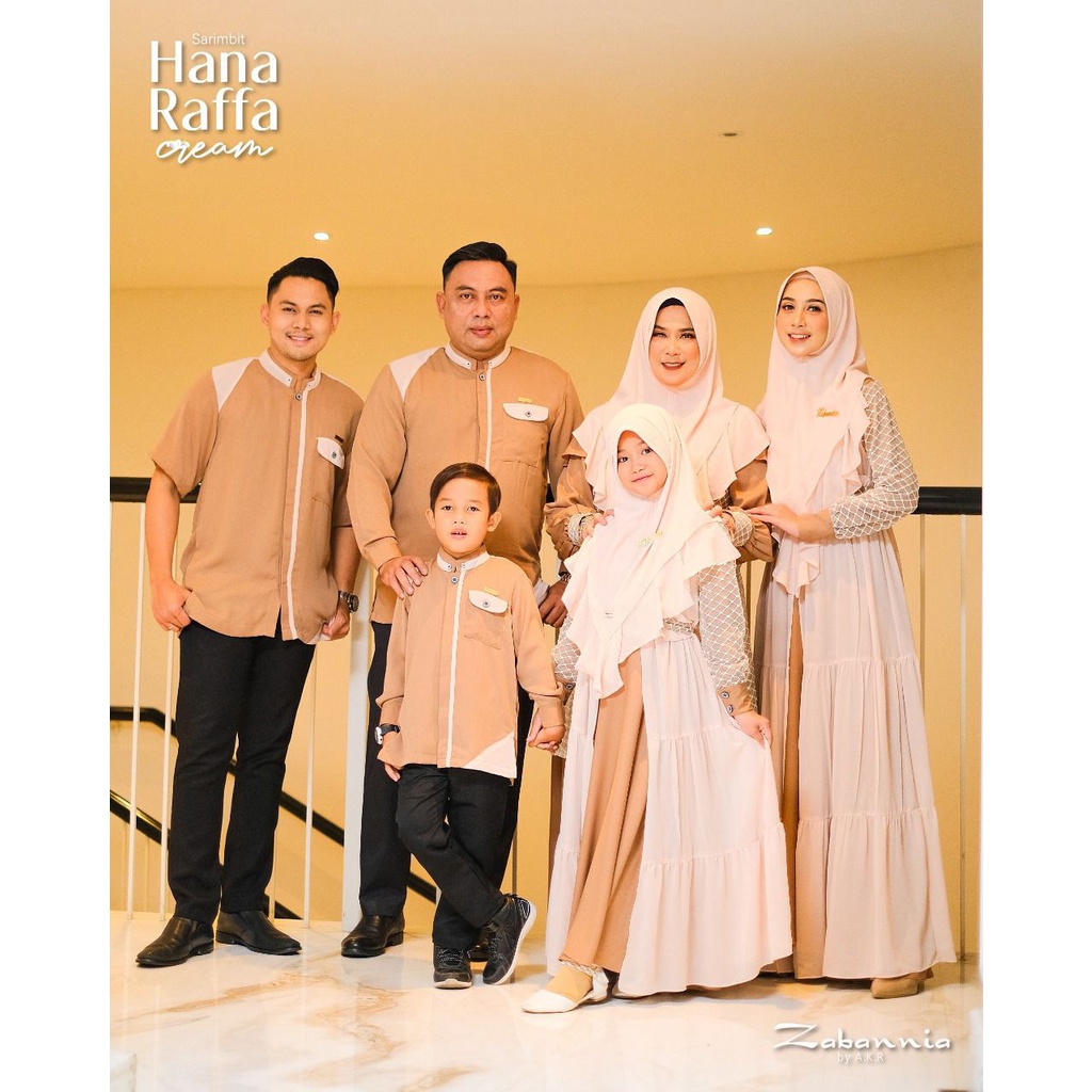 Sarimbit Keluarga. Sarimbit Lebaran. Sarimbit Couple. Sarimbit Hana Raffa by Zabannia (PRE ORDER)
