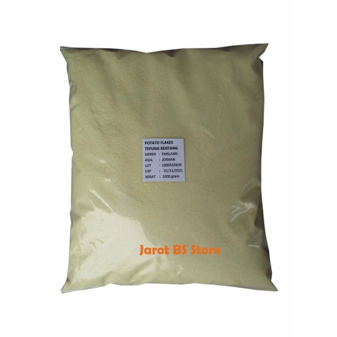 

[COD] Tepung Kentang Flakes Impor Jerman Halal Berkualitas 1000 Gram [COD]