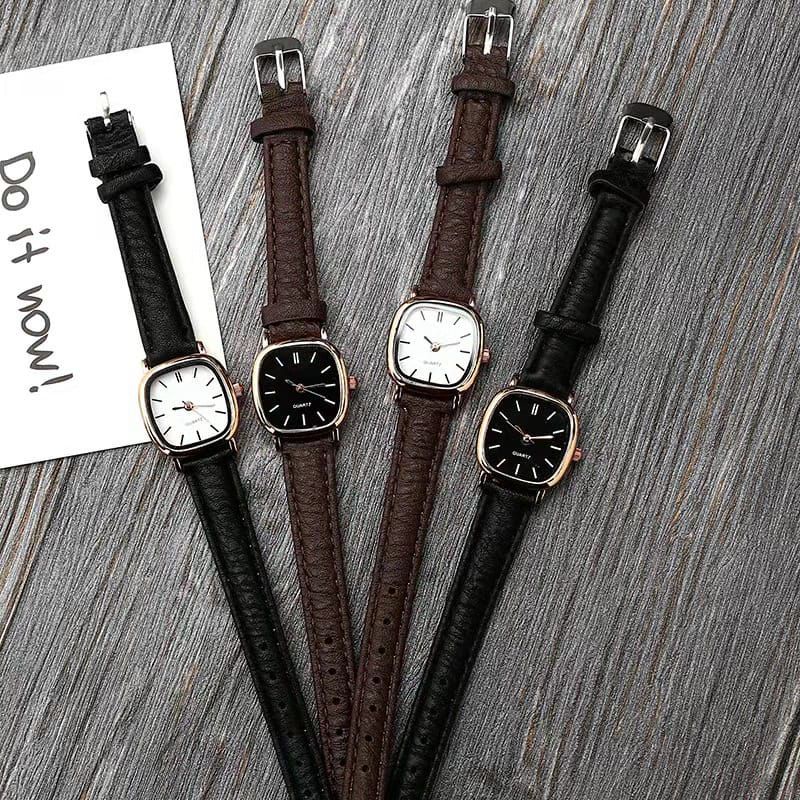 Jam Tangan Wanita Gaya Retro Untuk Bisnis Korean Import