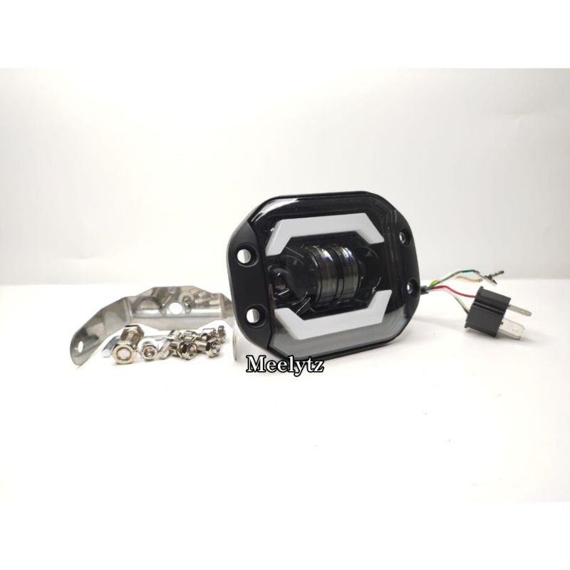 Lampu tembak Daymaker senja Lampu depan CRF KLX dll plus breket untuk semua kendaraan