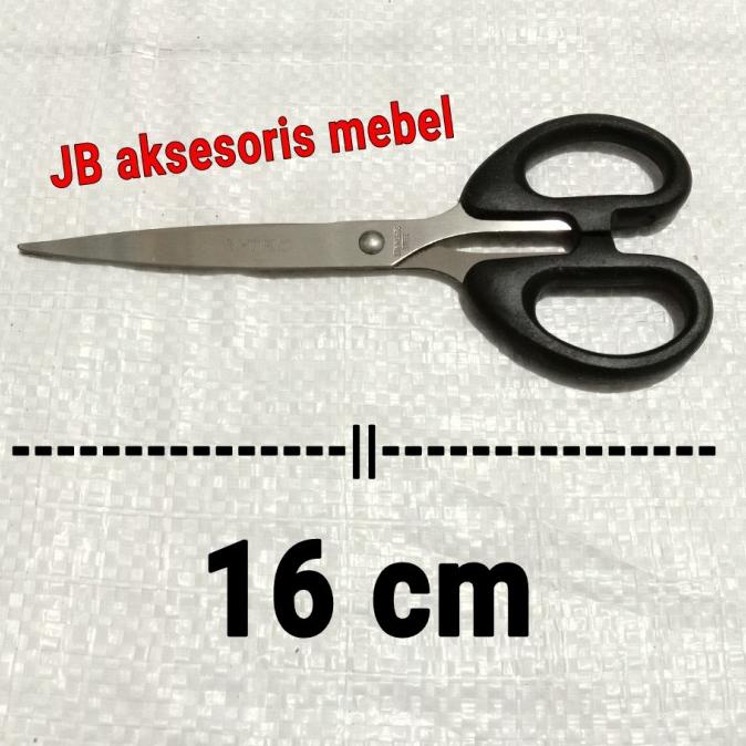 

$$$$] GUNTING KERTAS 16 cm STAINLESS STEEL