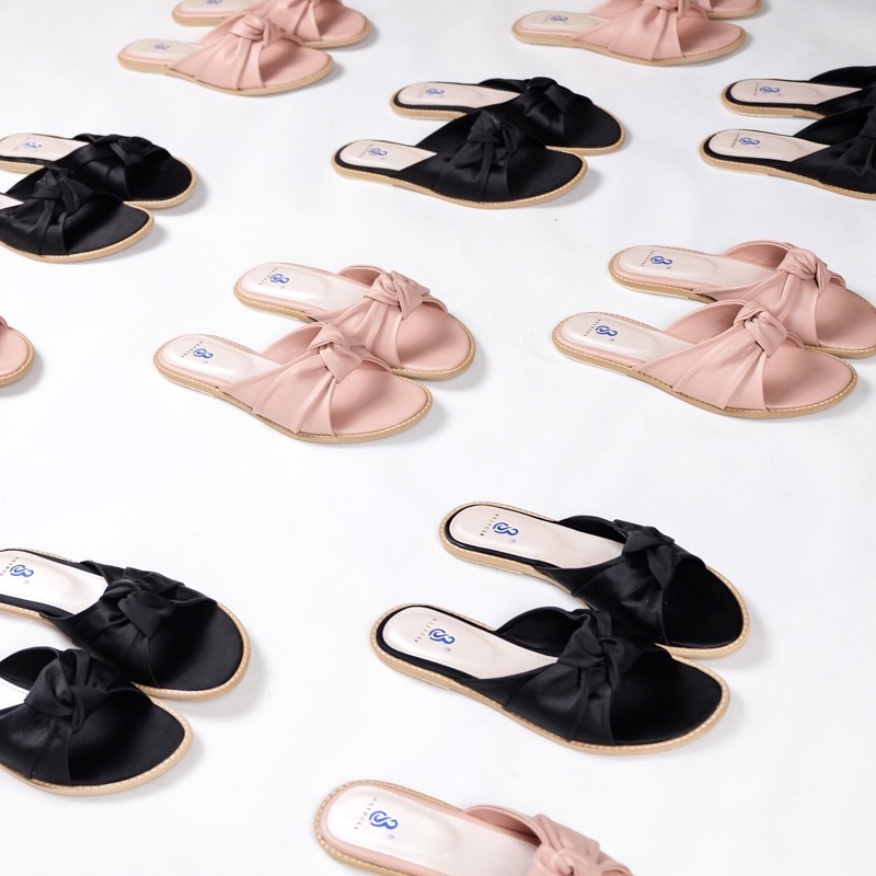 BRSHOES OLA Sandal Flat Wanita Casual Sandal Teplek