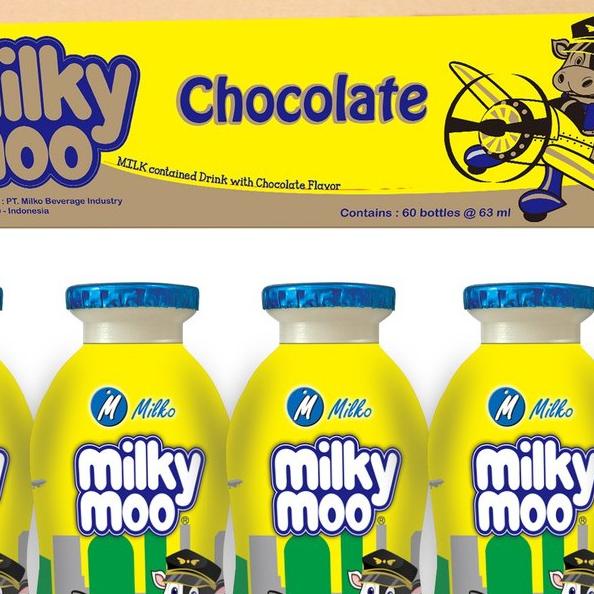 

MALL Milky Moo Coklat Kuning/Merah/Hijau Minuman Susu 60x63 ml (karton) !