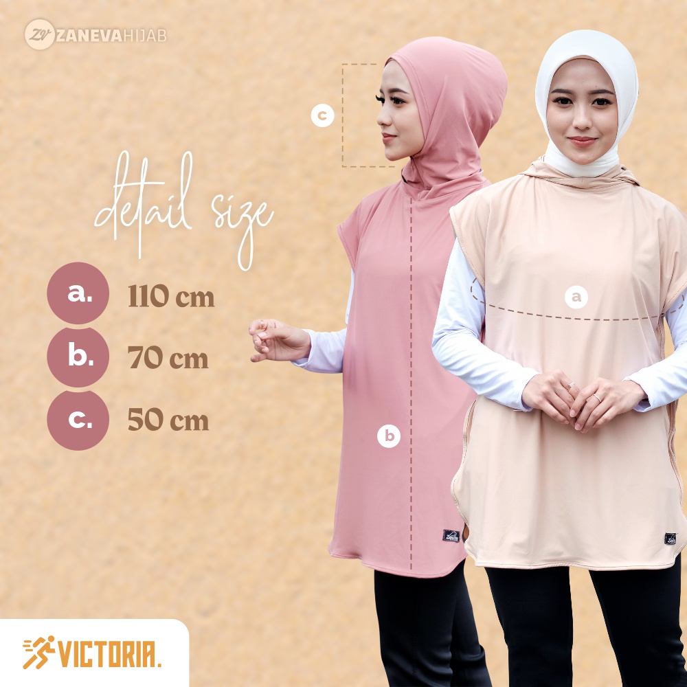 Vest Hijab l Hijab Olahraga l Trendy l Hijab santai l hijab rompi instan