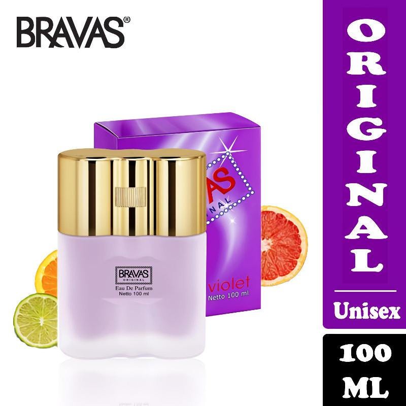 BRAVAS Eau De Parfum ORIGINAL 100ml - Parfum Pria Wanita BPOM Kosmetik Arjuna