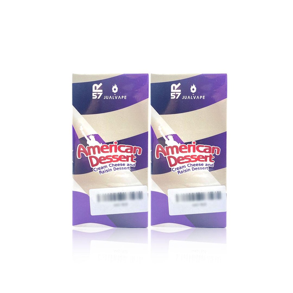 AMERICAN DESSERT V2 CREAM CHEESE AND RAISIN DESSERT 60ML ORI by R57 X JVP