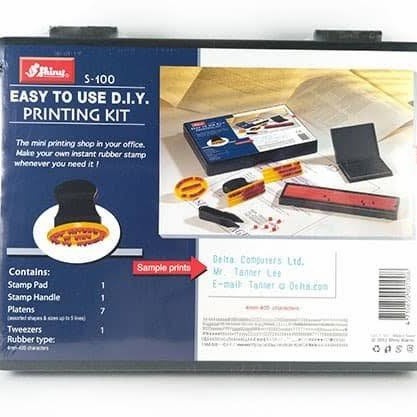 

Letter Stempel Shiny S-100 S100 Stamp Printing Kit Diy