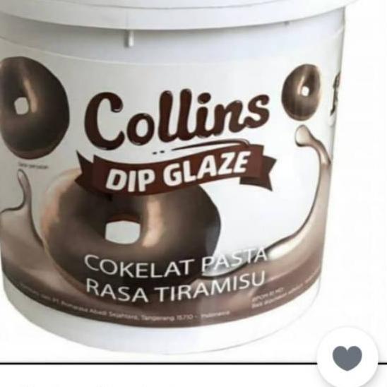 

10.10 Promo Brand Collins Dip Glaze Tiramisu 1 Kg murah