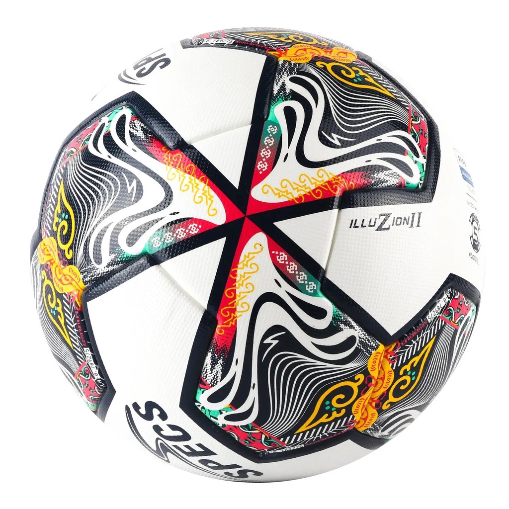 GRATIS ONGKIR !!! BOLA SEPAK RESMI ORIGINAL ILLUZION 2 MADA FOOTBALL MATCH BALL FIFA APPROVED WHITE LOTUS RED