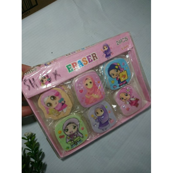 

eraser penghapus tulisan pensil 1 pack isi 24