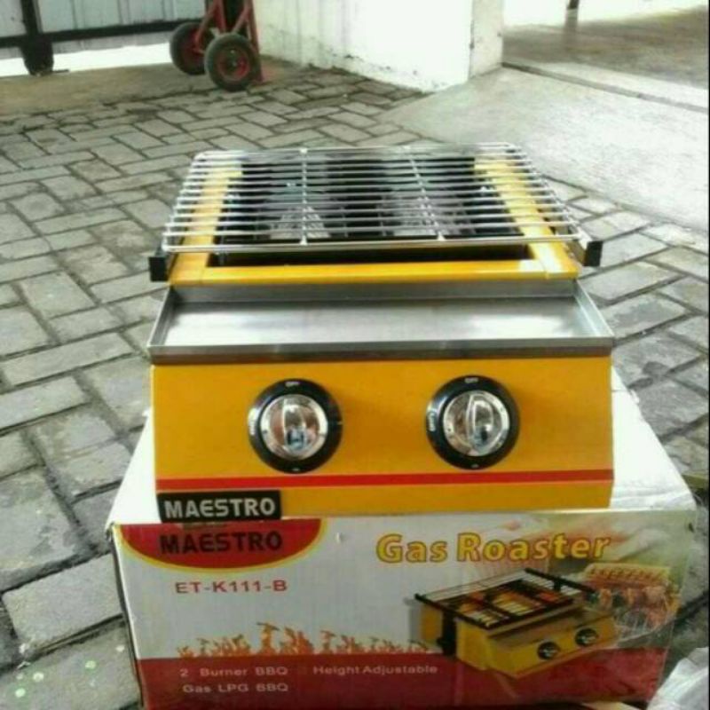 Kompor Panggang Sosis/Bakso 2Tungku