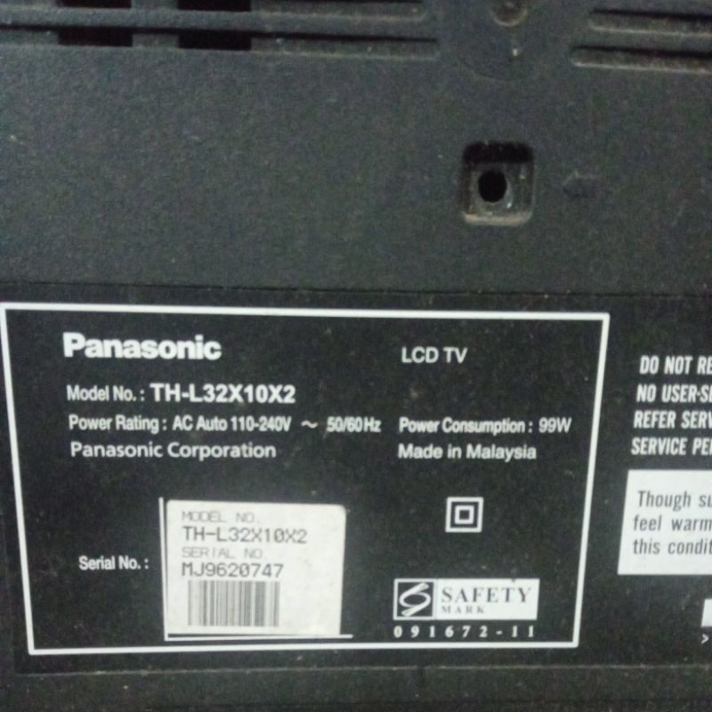 inverter panasonic th-L32x10x2