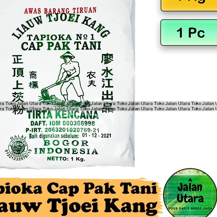 

✨SHOPEE MALL✨ Liauw Tjoei Kang 1Kg - Sagu Tani - Tepung Tapioka - Jalan Utara gas !!