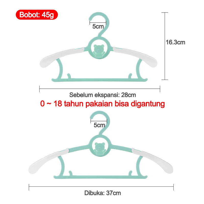 Hanger Setelan Anak | Gantungan Baju Anak | Hanger Baby Display Anak 289