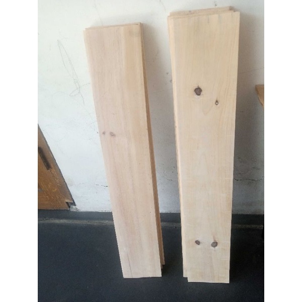 Papan Kayu Lebar 30cm kayu Pinus/Kayu Jati Belanda