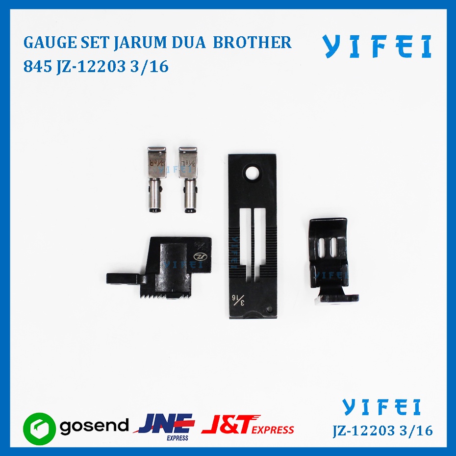 GAUGE SET JARUM DUA BROTHER 845 YIFEI-12203 3/16